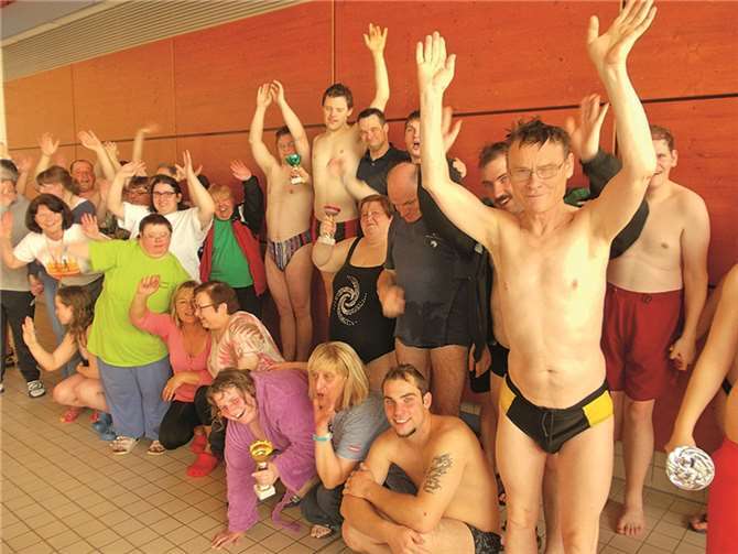 Die Begegnung, das Wiedersehen und der Spaß am Schwimmsport standen im Vordergrund. privat