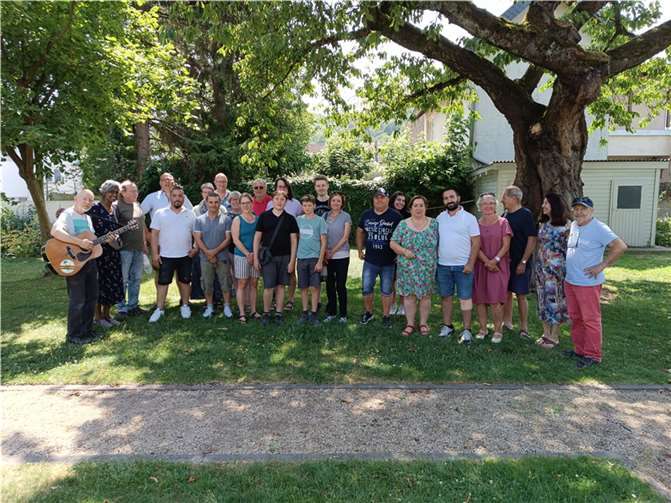 Die Beiräte für Migration & Integration, Senioren & Inklusion sowie Jugend trafen sich im Pfarrhaus.  Foto: privat