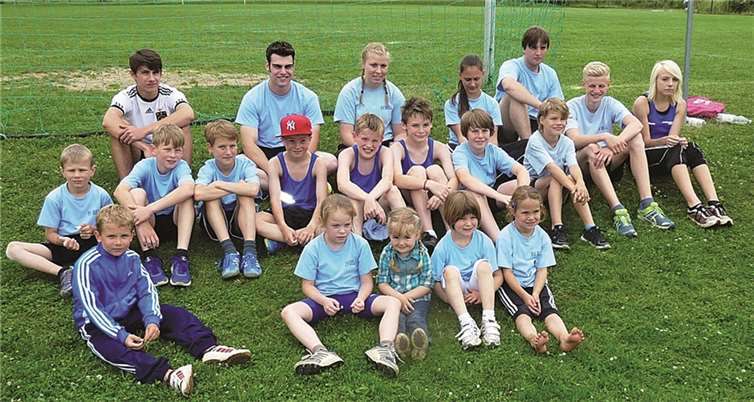 Die Beller Leichtathleten gingen erfolgreich in die Sommerferien. privat