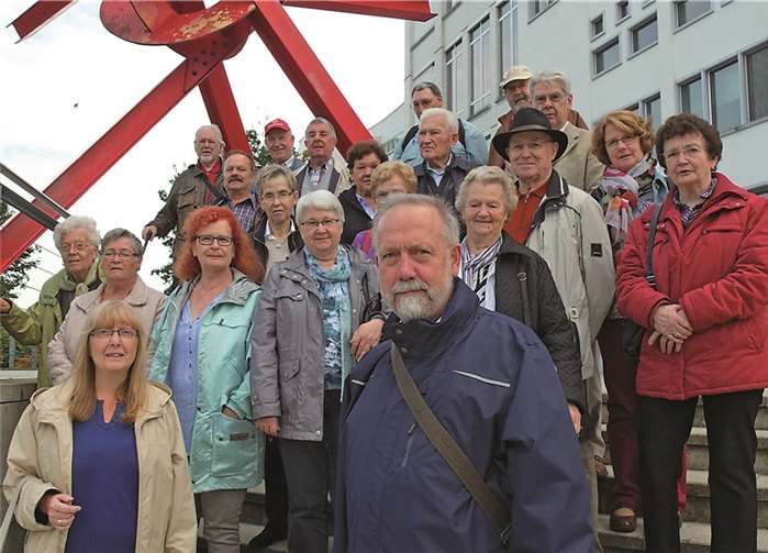 Die Bendorfer Gruppe vor dem Technoseum in Mannheim.K.-R. Goergen