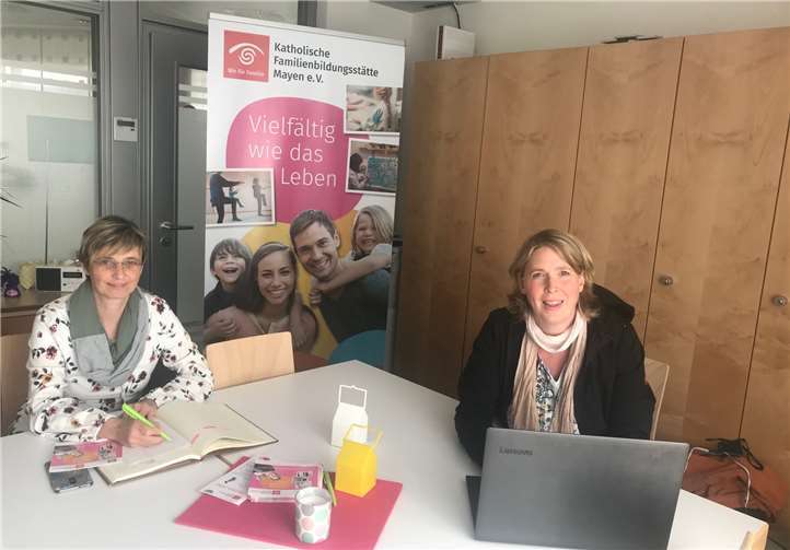 Die Beraterinnen der Lebenshilfe Anja Kirchgässner und Corry Rohde. Fotos: privat