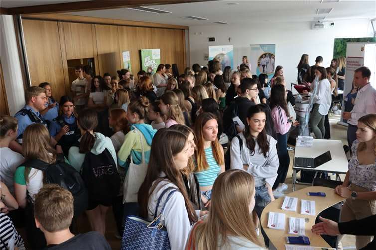 Die Berufs- und Studieninformationsmesse war gut besucht.  Foto: privat