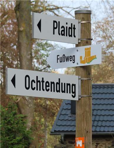 Die Beschilderung wurde nun montiert. Foto: privat