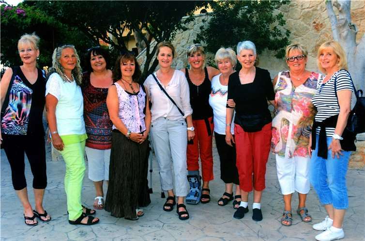 Die Beschwipsten Kugeln auf Kegeltour, die in diesem Jahr nach Kreta führte.Privat