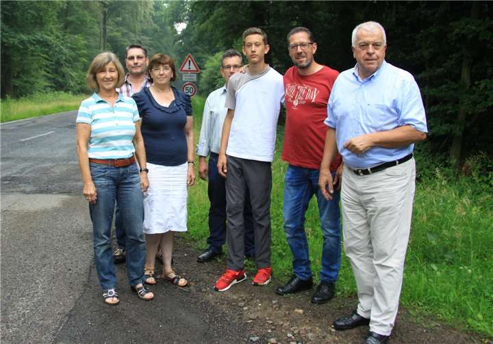 Die Beseitigung der Schäden an der L 86 kam auch zur Sprache.  Privat