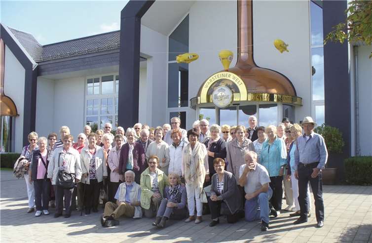 Die Besichtigung der Warsteiner Brauerei beeindruckte die Reisenden. privat