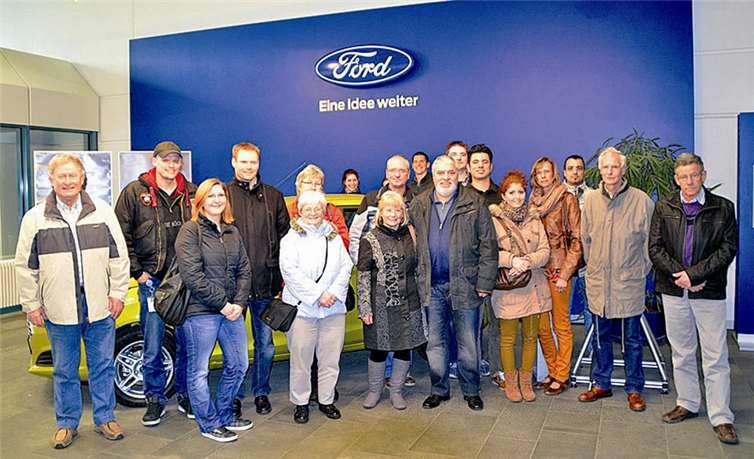 Die Besichtigungstour begann mit einer kleinen Erfrischung und einem Vortrag im Besucherzentrum.Privat