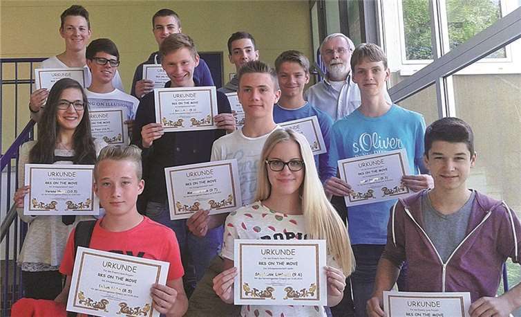 Die Besten der Besten wurden mit besonderen Urkunden geehrt.