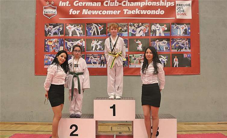 Die Besten stehen auf dem Treppchen. privat