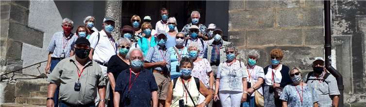 Die Besucher aus Remagen vor der Pfarrkirche St. Peter und Paul (Peterskirche) in Görlitz. Foto: VHS Remagen