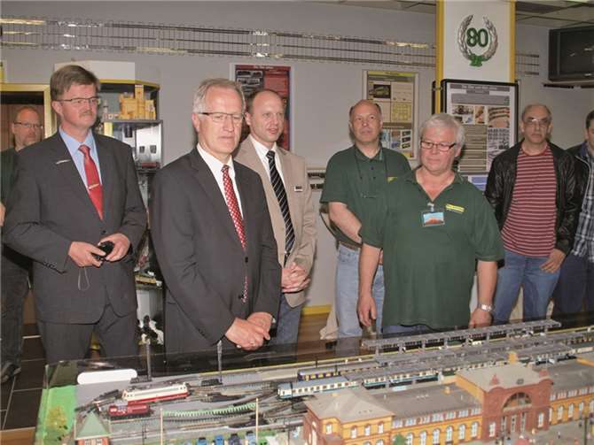 Die Besucher bestaunten die 80-jährige Anlage des Trix Express Club e.V. in Koblenz-Lützel.