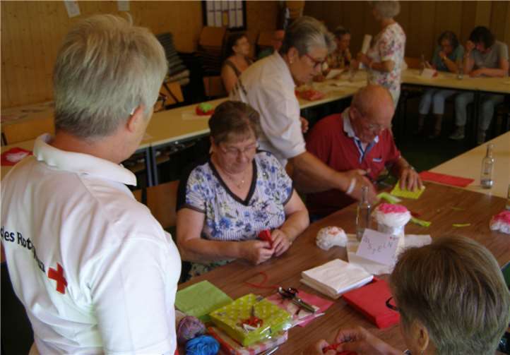 Die Besucher konnten bei vielerlei Aktivitäten mitmachenFoto: DRK Mayen-Koblenz
