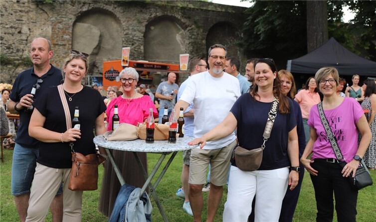 Die Besucher waren mit Spaß dabei.