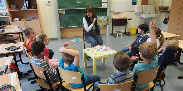 Die Besucher waren über die ruhige Atmosphäre an der Don Bosco Schule besonders überrascht.privat