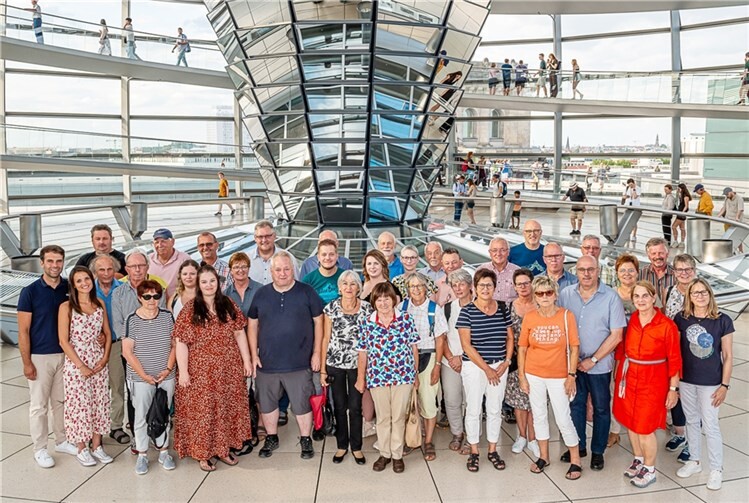 Die Besuchergruppe.  Foto: Büro Weeser