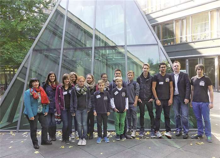 Die Besuchergruppe Jugendrat der Stadt Koblenz.Privat