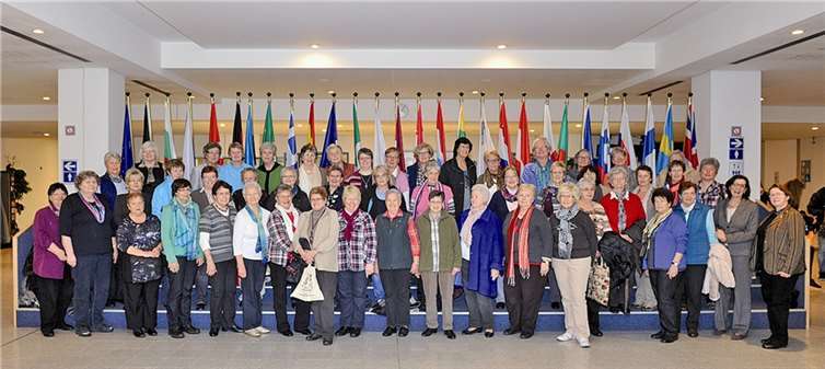 Die Besuchergruppe erfuhr viel Interessantes bei ihrem Besuch in Brüssel. Privat