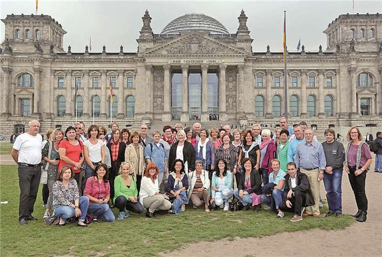 Die Besuchergruppe erlebte in Berlin eine spannende und informative Zeit. privat