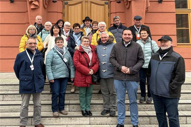 Die Besuchergruppe folgte der Einladung des Abgeordneten Benedikt Oster. Foto: Andrea Loch