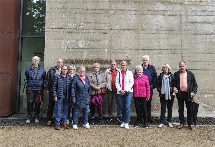 Die Besuchergruppe im Regierungsbunker. Foto:privat