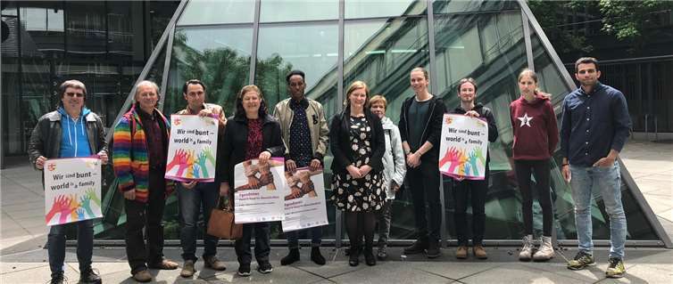 Die Besuchergruppe in Mainz mit Katharina Binz, MdL.Foto: privat