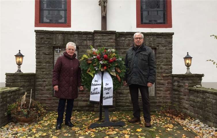Die Beteiligung beim Volkstrauertag war sehr gering. Foto: privat