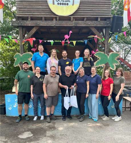 Die Betreuer kümmern sich um die Ferienkinder auf der Scheune und sogen für viel Abwechslung während des zweiwöchigen Aufenthalts.  Foto: Stadtverwaltung Lahnstein