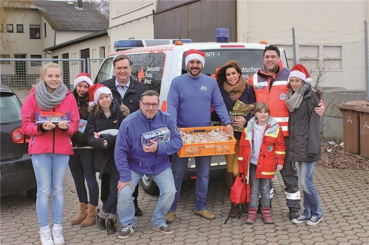 Die Bewohner der Übergangswohnheime in Wachtberg erhielten eine freudige Überraschung.privat