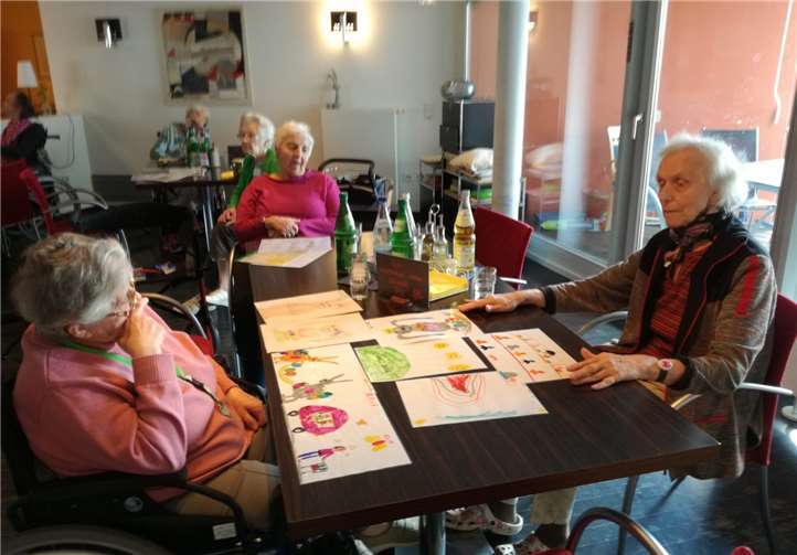 Die Bewohner haben sich sehr über die Bilder gefreut.Foto: privat