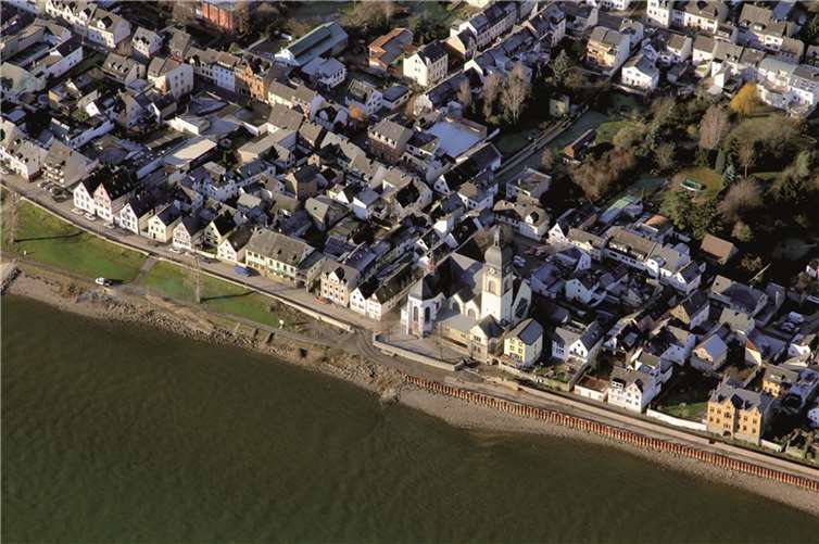 Die Bewohner sind erfreut über den Fortschritt der Baumaßnahmen zum Hochwasserschutz.privat