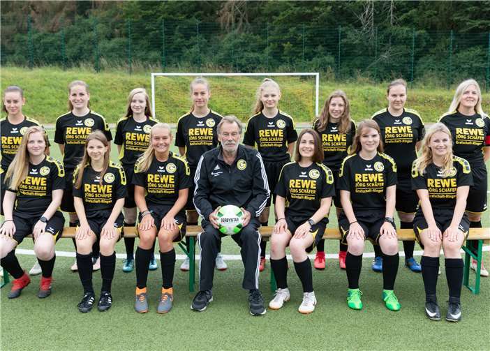 Die Bezirksliga-Damenmannschaft der GSG.