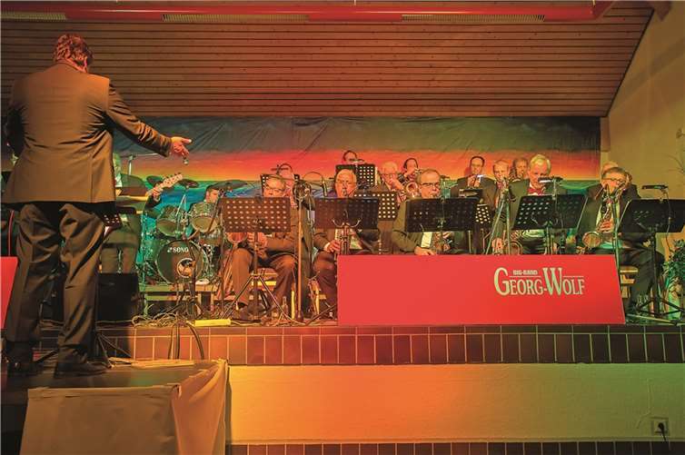 Die Big Band Georg Wolf konnte wie immer begeistern.
