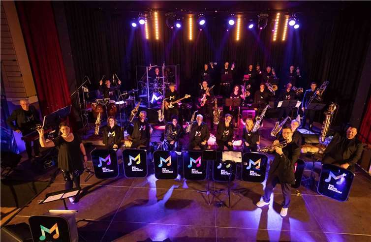 Die Big Band Mülheim begeisterte. Quelle: Big Band Mülheim ü
