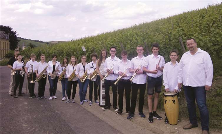 Die Big Band des Gymnasiums Calvarienberg kann mit einem breiten Repertoire aufwarten. privat