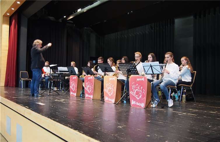 Die Big Band des Megina-Gymnasiums Mayen sorgte für musikalische Unterhaltung.