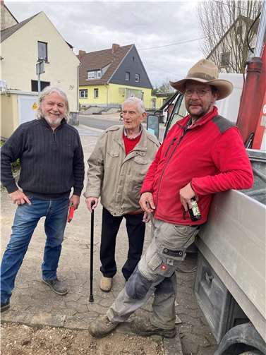 Die Bildhauer Werner Geilen (li.) und Guido Krämer (re.).  Foto: privat