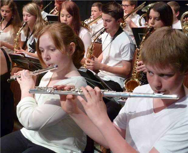 Die Bläserklasse bietet Möglichkeiten einer musischen Bildung.privat