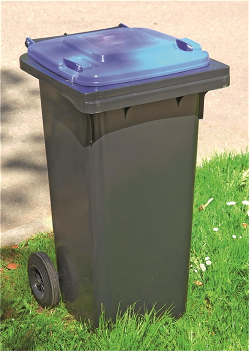Blaue Tonne für Altpapier kommt
