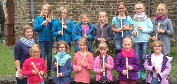 Die Blockflötengruppe. privat