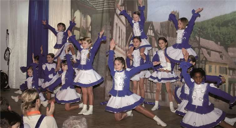 Die „Blue Berrys“ zeigten ihr Können. RÜ