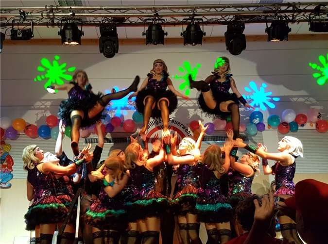 Die Blue Ladys aus Kelberg zeigten was eine Garde von heute so drauf hat.privat