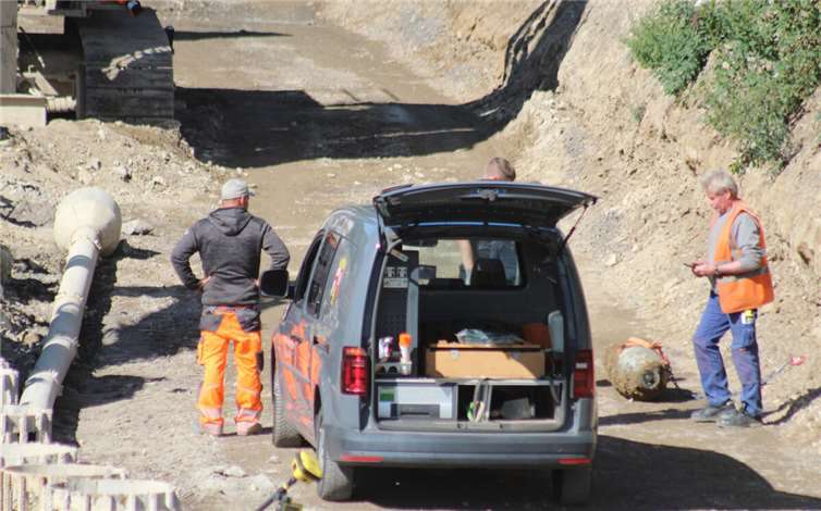 Die Bombe wird am Donnerstag entschärft. Foto: DU