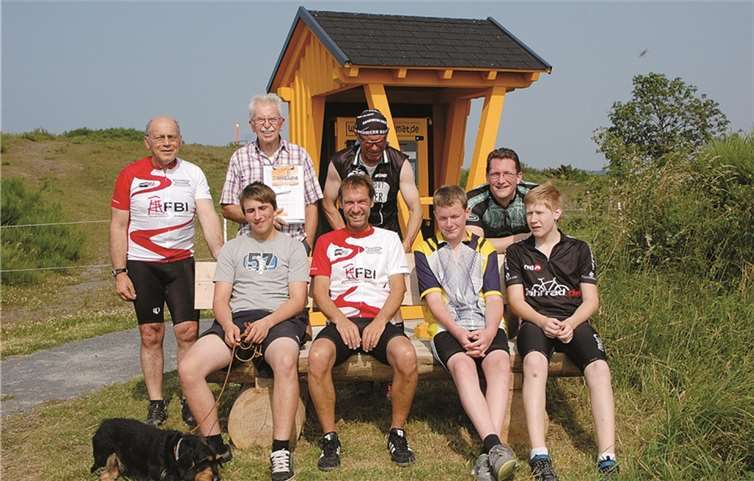Die Booser Fahrradfreunde waren zwischen Nitztal und Kirchwald unterwegs.privat