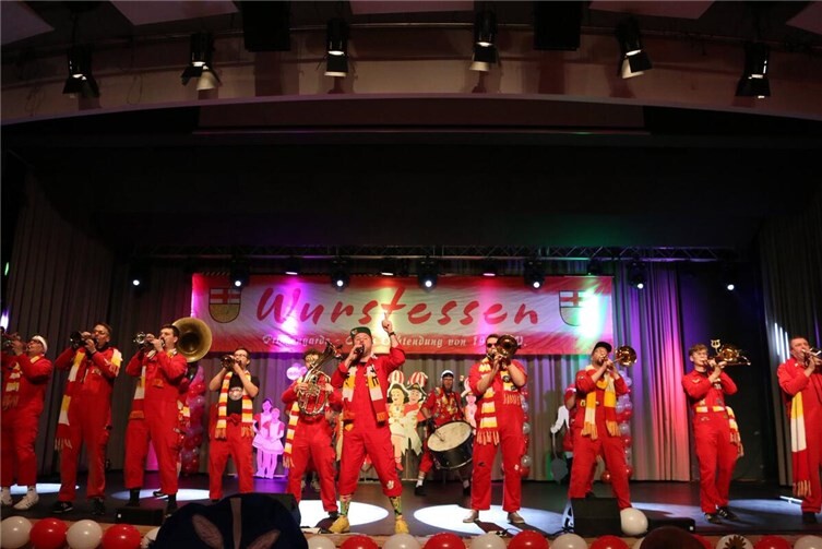 Die Brass-Kapelle „Ahrtalente“.