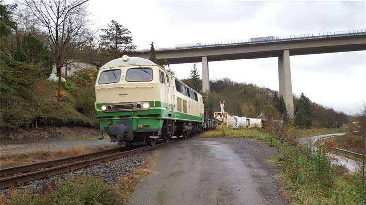 Brohltalbahn bietet moderne Logistiklösung Die Brohltalbahn. Foto: Interessengemeinschaft Brohltal-Schmalspureisenbahn e.V.