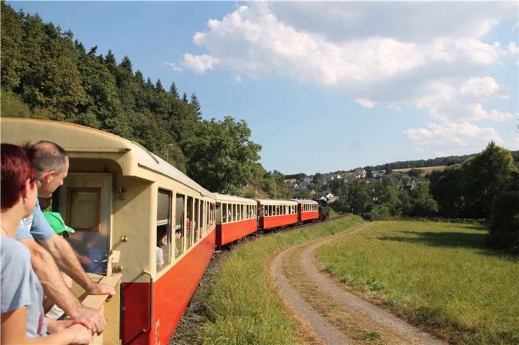Die Brohltalbahn.  Foto: Jonas Harraß