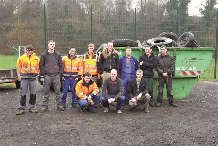 Die Bruchhausener Junggesellen beteiligten sich aktiv an der Pflege der umliegenden Landschaften.privat