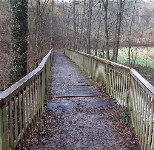 Die Brücke wird bald abgerissen. Foto: privat