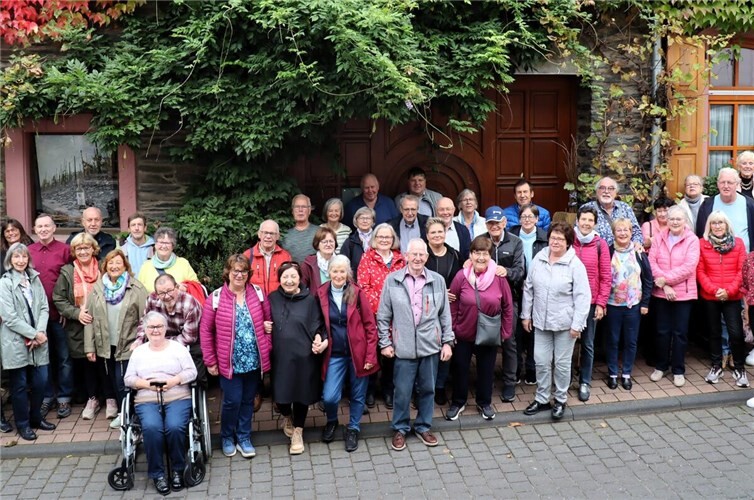 Die „Buchfinken“ freuen sich schon auf viele Aktivitäten in 2026 – wie hier beim Wochenendausflüge im letzten Jahr an die Mosel und nach Luxemburg.Foto: WWV/Uli Schmidt