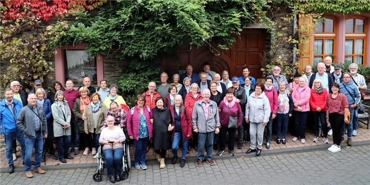 Die „Buchfinken“ freuen sich schon auf viele Aktivitäten in 2026 – wie hier beim Wochenendausflüge im letzten Jahr an die Mosel und nach Luxemburg.
